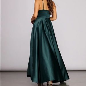 JULIET FORMAL HIGH SLIT DRESS
